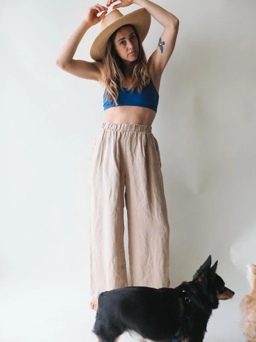 NWT Jungmaven 100% Hemp Cambria Pant in Oat Milk - Picture 3 of 14